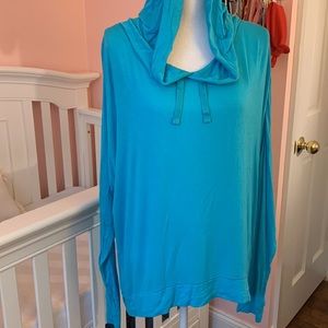 PINK Hooded Long Sleeve Top